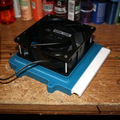 IMG_1217.JPG Free STL file Airbrush Spray Booth Air Filter version 2・Design to download and 3D print