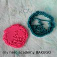BAKUGO.jpg Anime cookie cutter BAKUGO by MY HERO ACADEMY