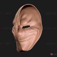 04.jpg Dallas Mask - Payday 2 Mask - Halloween Cosplay Mask 3D print model