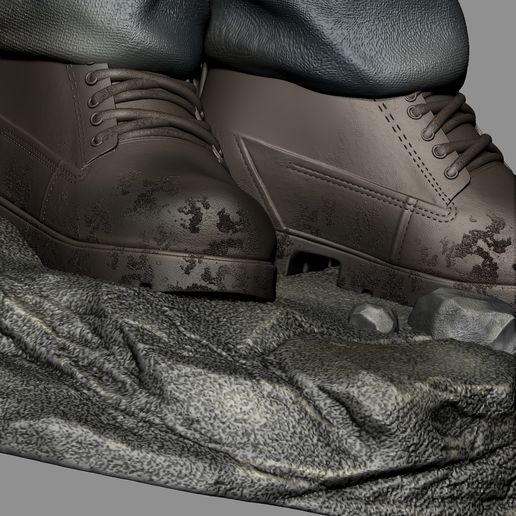 12.jpg Merle - The Walking Dead | Stylized Cartoon 3D Print Model