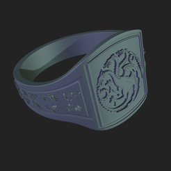 ring_6.png STL file Targaryen Ring・3D printing model to download