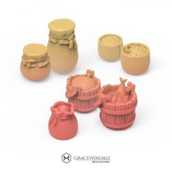 1000X1000-Gracewindale-props.jpg STL file Market Props Set・3D printer design to download