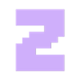 Z_R.stl MINECRAFT Letters and Numbers | Logo