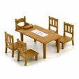 conjunto-mesa-para-comidas-en-familia.jpg Dining chair silvanian familiy