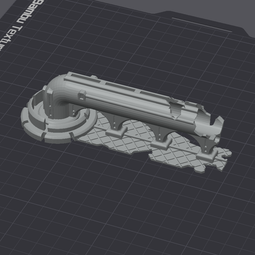 Terrain Pipe for Blue Footprint Layout Ruin / FDM no supports needed