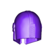 mando_helmet_one_piece.stl Casque mandolorien grandeur nature