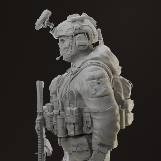 👻 GHOST ( Call of duty )・ 3D File for 3D printing・Cults