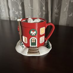Second Life Marketplace - Christmas Hot Cocoa Dispenser with Copeable  Display Mug!