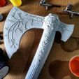242060069_10226755406610345_4498159064961684479_n.jpg Leviathan AXE Blade Head (No Wood)  - Weapon Kratos - God Of War 3D print model