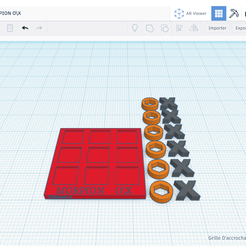 4A78311F-4054-4840-BE8D-001BFAE03F6E.png Free 3D file MORPION O/X・3D printable model to download