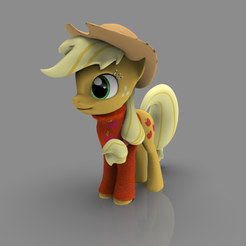 untitled.9.png MY LITTLE PONY -- APPLEJACK WINTER -- 3D PRINTABLE