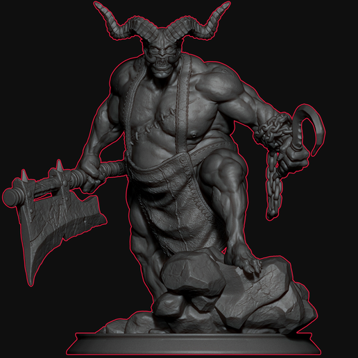 Demon Butcher Miniature
