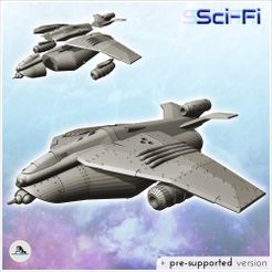 1-PREM-WB-VE-V02.jpg Fichier STL Voidstalker dropship spaceship (2) - Futur Sci-Fi SF Post apocalyptique Tabletop Scifi Wargaming Exploration planétaire RPG Terrain・Modèle à imprimer en 3D à télécharger