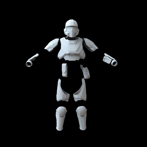 🪖 Helldivers 2 B-01 Tactical Full Body Wearable Armor With Helmet・ 3D ...