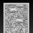 Decorative_panel_01.jpg Decorative panel fish 3D Model
