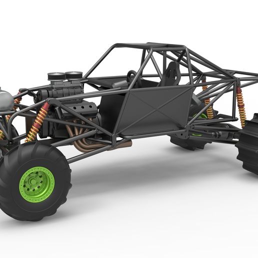 Mud dragster Base Version 1 (1:25 Scale)
