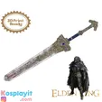 Main-2.png Elden Ring Royal Greatsword Digital 3D Model - File Divided for Facilitated 3D Printing - Elden Ring Cosplay- Blaidd Sword