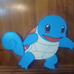 squirtle.jpg Squirtle Wall Art with keyhole in Full Color