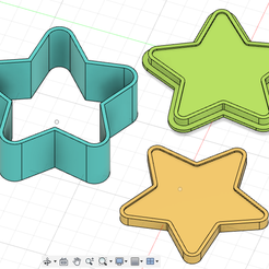Снимок-экрана-99.png STL file Bath bomb mold STAR・3D printer design to download