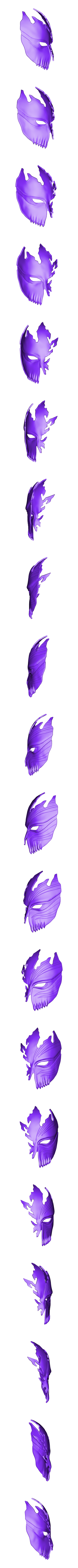 HalfHollowMask23cm .stl Demi-masque creux - Kurosaki Ichigo - Modèle d'impression 3D de Bleach