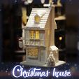 Christmas-House-Bavarian-SAXF.jpg Christmas house village 3D printed Christmas