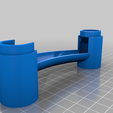 45_Degrees_CW_Trough.png Marble Run Compatible 45 Degree 100 mm Curve