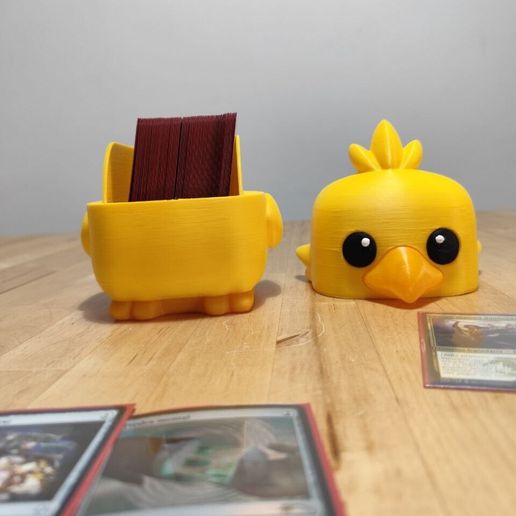 Chocobo_Sazh_1_2.jpg Deckbox Sahz's Chocobo Final Fantasy MTG - commander deckbox