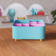 untitled3.png 3D Desk Organizer Fluted Makeup Storage Caddy - 503
