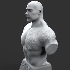 STL file Dwayne The Kirby Johnson 🎲・3D printer design to download・Cults