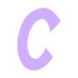 C.stl STL file Letters and Numbers Indiana Jones Letters and Numbers | Logo・Model to download and 3D print