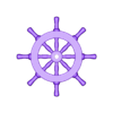 Barre_%C3%A0_roue_bois_demi.stl Decoración de la rueda de dirección