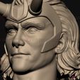 07a.jpg Loki Head - Tom Hiddleston - Loki TV series 2021 - High Quality 3D print model