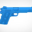033.jpg Remington 1911 Enhanced pistol from the game Tomb Raider 2013 3D print model3