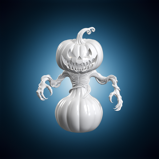 Pumpkin Demogorgon 3D Print Model