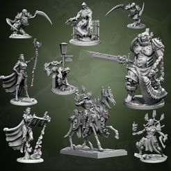 MMF-necro-all.jpg Fichier 3D Bundle Necromancer pré-supposé・Modèle pour impression 3D à télécharger