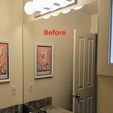 mirror1.jpg Free STL file Stick-on decorative mirror frame・3D printing template to download