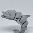 Niedlicher Flexi Print-in-Place Delfin