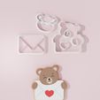 Arkoudakia-Valentines-3.jpg Valentine Bear #8 Cookie Cutter