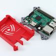 DSC_0027_display_large.JPG Free STL file Raspberry Pi 3 (B/B+), Pi 2 B, and Pi 1 B+ case with VESA mounts and more・3D printer model to download