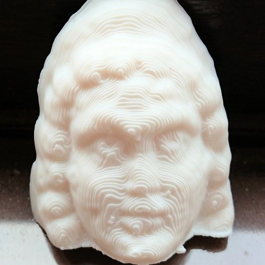 3rd Century AD Roman stone head at Lancaster Museum 3D model