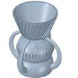 vase43-01.jpg industrial style vase cup vessel v43 for 3d-print or cnc