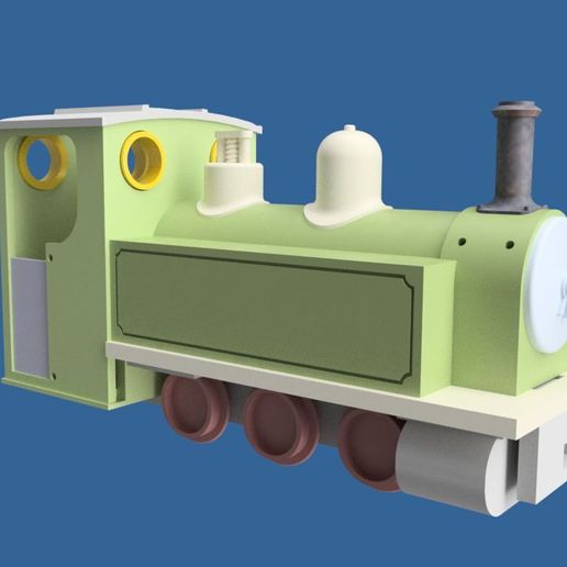 🚂 Model Railways 009 Atlas Locomotive Roof・ STL File for