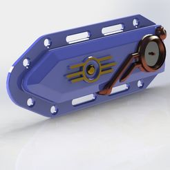 knife_render5.JPG Free 3D file Fallout Knife sheath・Design to download and 3D print