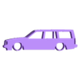 Fantastic Allis-Tumelo 2.stl Volvo 740 Turbo Station Wagon Silhouette Keyring