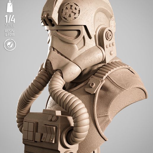 050925-SW3D-Elite-Tie-BustP Images-002.jpg ЭЛИТНЫЙ ПОРТРЕТНЫЙ БЮСТ FIE - ПРОТЕСТИРОВАН И ГОТОВ К 3D-ПЕЧАТИ