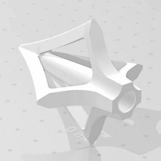 Arrow head v3: 4 sided 3D model