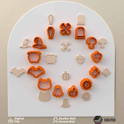 POLYMER CLAY CUTTERS/EULITEC.COM/CC/COPYRIGHTED LICENSE 3D model