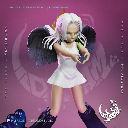 BOA HANCOCK SERAPHIM - VER SFW - 3D PRINTING