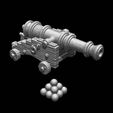 Pirate-Cannon-Thumbnail-V1.jpg Pirate naval cannon 24pdr  - dungeon terrain artillery gun