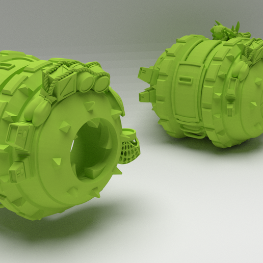 Free STL file Kroot Ball, count as Tau Devilfish transport・3D print ...
